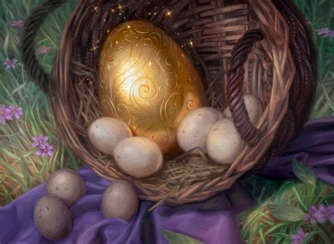 Magical egg artist